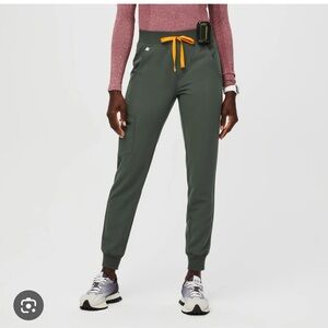 Figs Zamora high waisted moss XS (BRAND NEW NEVER WORN)